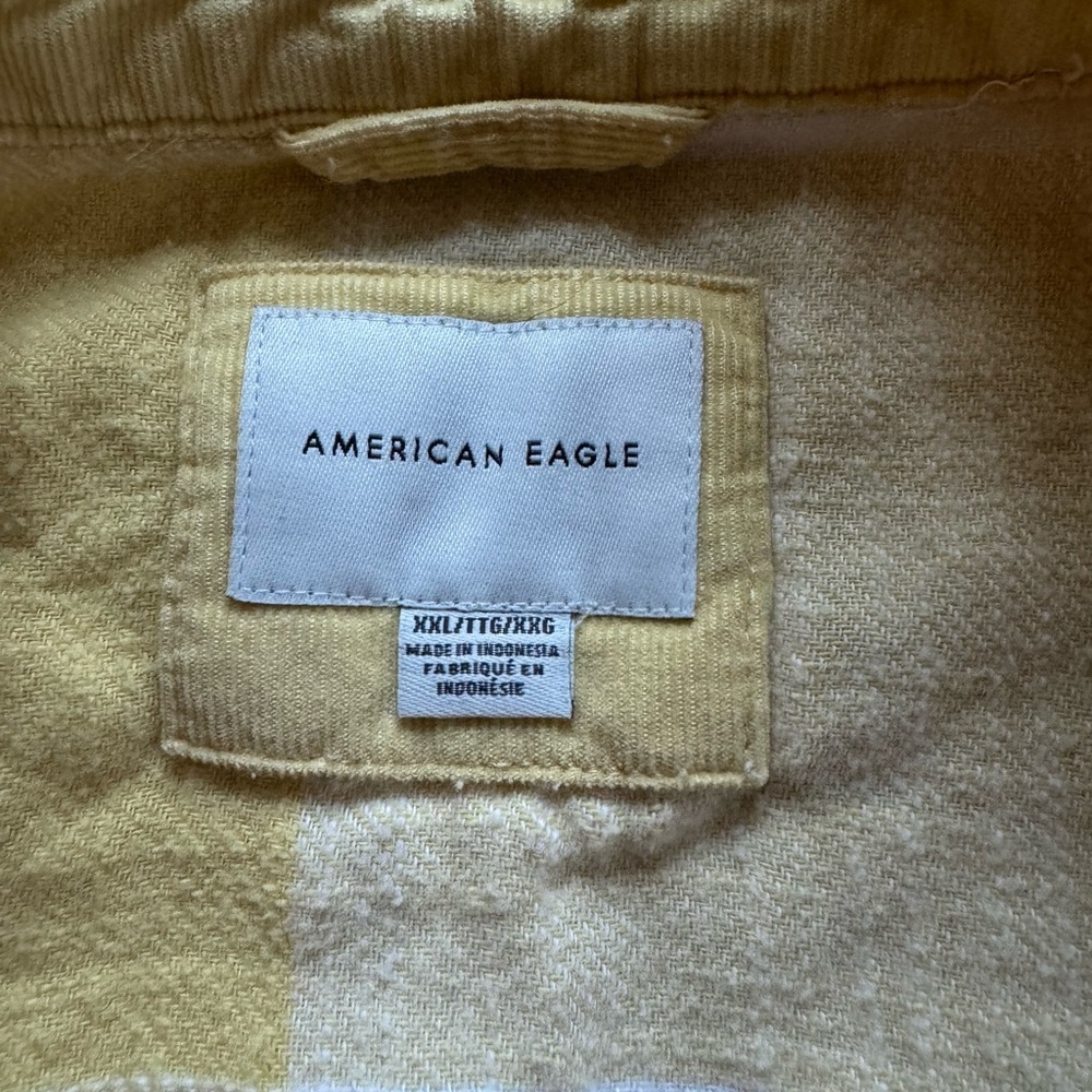 American Eagle Super Soft Oversize Button Up Flannel Size XXL Women's - Picture 5 of 5